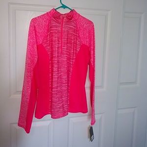 Tek Gear Neon Coral Workout Pullover